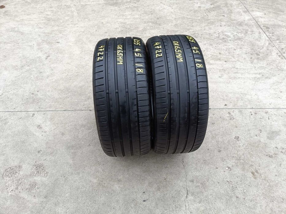Doua anvelope de vara 255 45 18 falken azenis FK 520 dot 4722