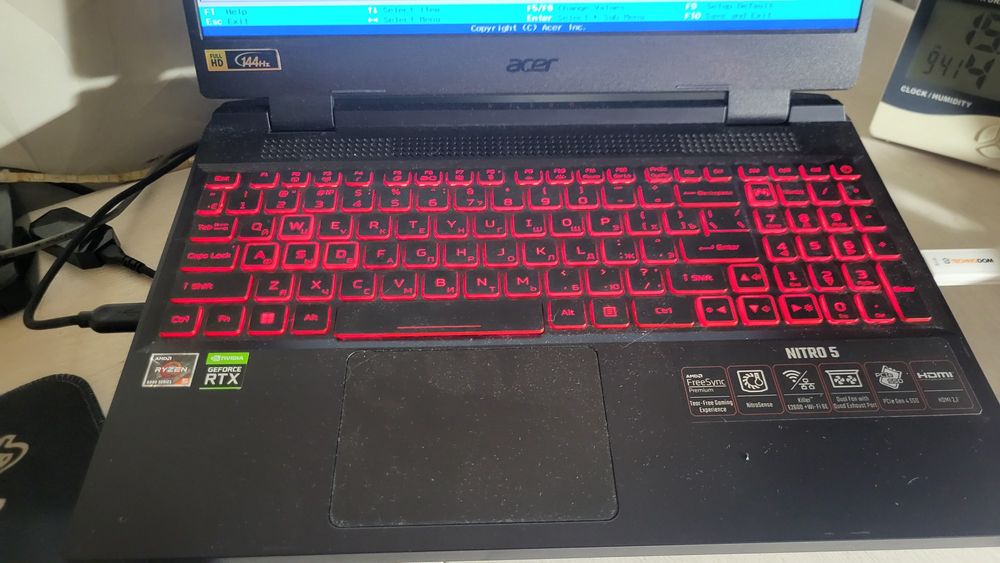 Acer nitro 5 (rtx 3050,amd ryzen 6600 с видеоядром)