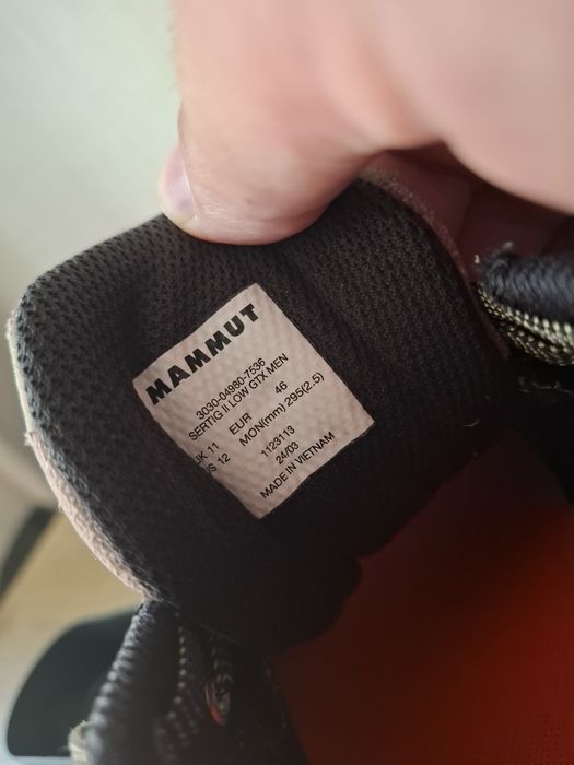 Mammut gore tex мъжки обувки 46 номер.