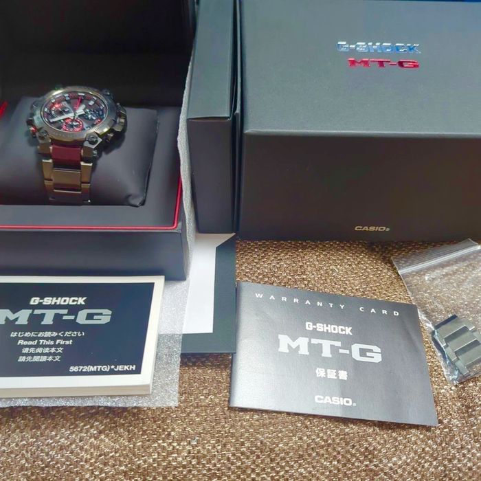Casio G-Shock Exclusiv MTG B3000BD-AJF Carbon Black  BordeEaux!