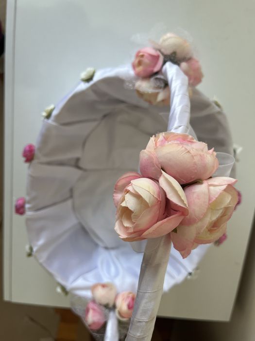 Сватбени кошници, кошничка за халки, бутониери 10бр.,клъч