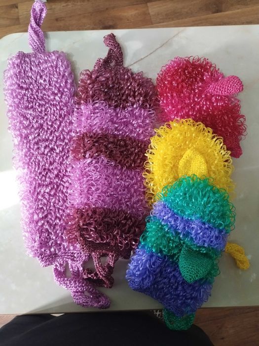 Мочалки ручной работы