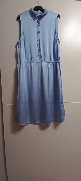 Лятна сатенена рокля H&M