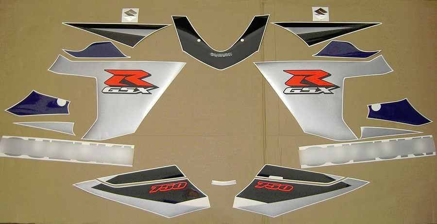 Стикери Сузуки 750 GSXR 2004г.-2005г. лепенки Suzuki GSX-R к4 к5 k4 k5