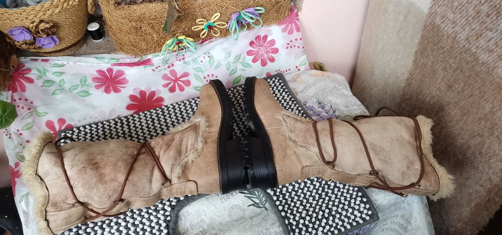 Ботуши Marc 36 н. Естествена кожа, велур