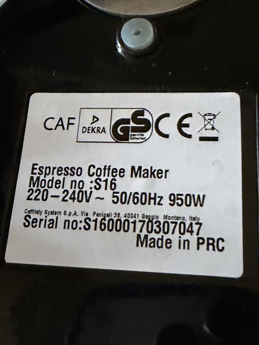 Кофемашина Caffitaly System, модель S16