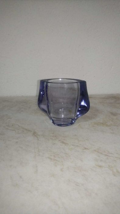 Vaza de colectie sticla ceha anii 60 Hermanova Hut František Vízner