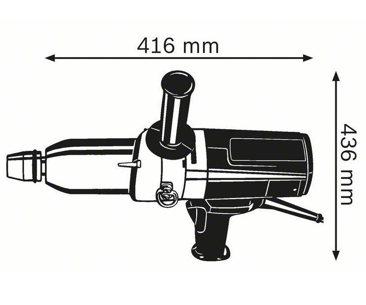 Ударный гайковерт BOSCH GDS 24, 800 Вт