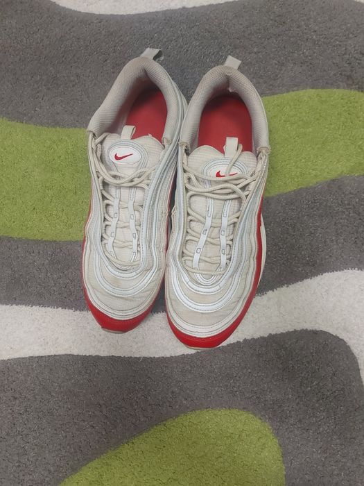 Nike air max 97 red and white
