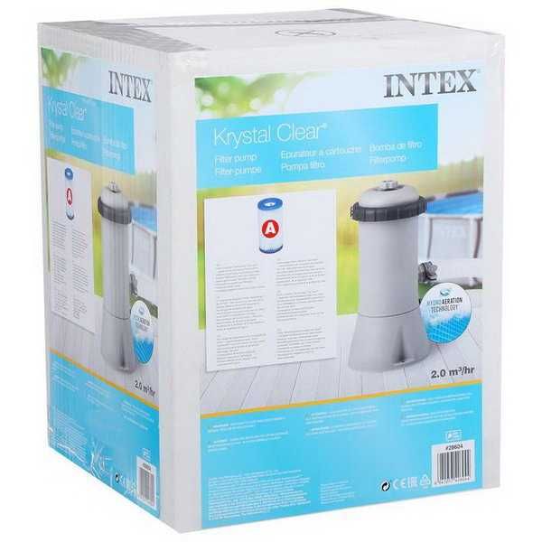 Intex Картриджный фильтр-насос 2006л/ч, для бассейнов от 366 до 457 см