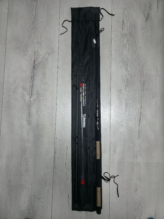 Combo Bat FeederX Carp Method Feeder 3.36m, 45g, 3+4 buc + mulineta FeederX ML 5000.