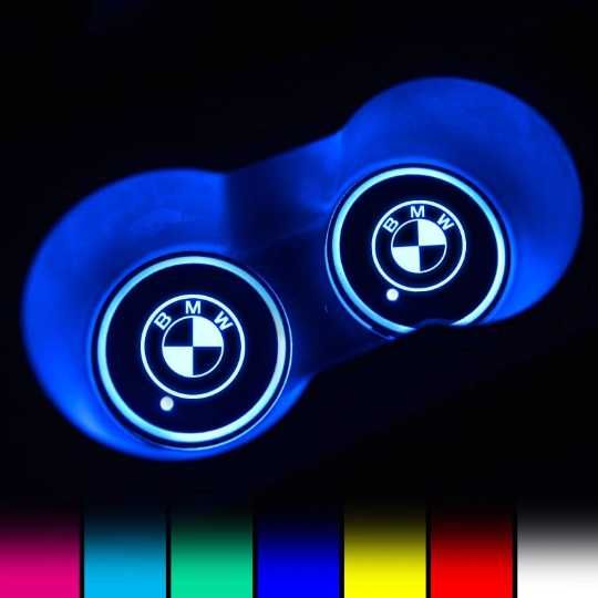 2бр. LED Анти-слип подложки BMW E46 E90 E60 F30 E39 F10 F20 E87 E36 X1