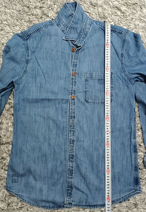 Camasa blugi/jeans/denim baiat/barbat JACK & JONES masura M