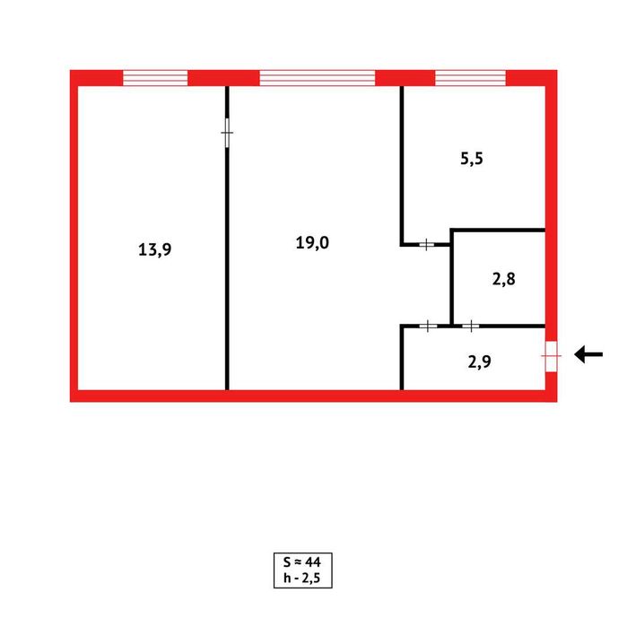 Продам 2х ком. 1эт. Сейфуллина, Помощь в Ипотеки - Ansicht 4