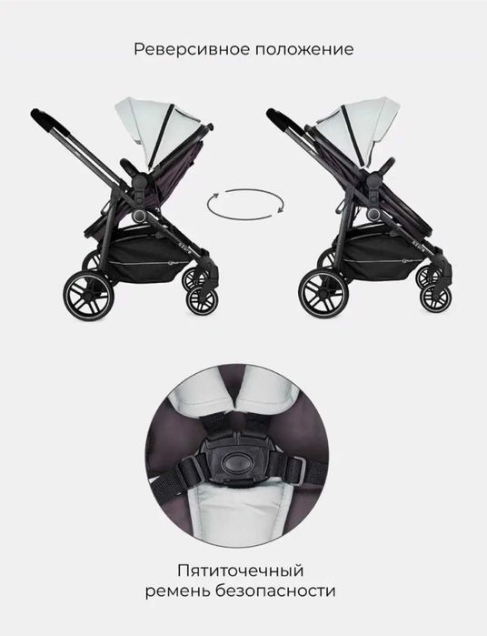 Продаётся коляска-трансформер 2 в 1 Rant Azure Star