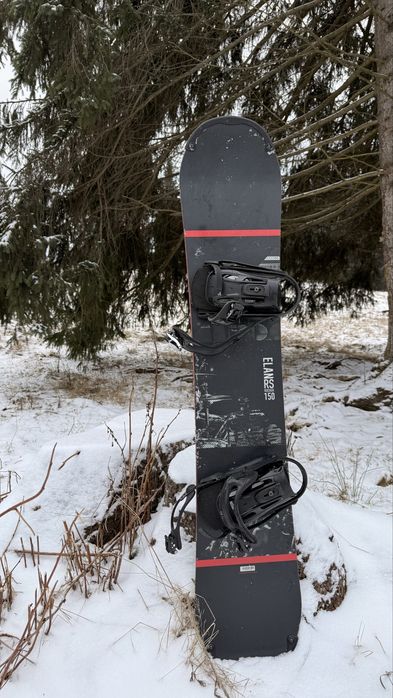 Snowboard ELAN RS Rocker 150 cu legaturi Salomon PIQ M/S