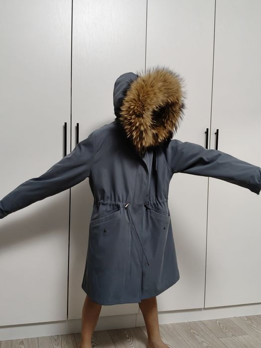 Куртка парка кроличья