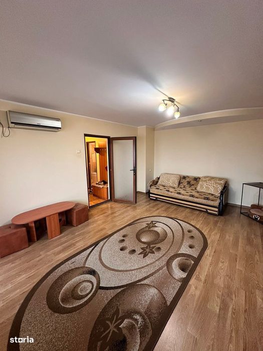 De inchiriat garsoniera cf1 cu balcon, mobilata, utilata 1200lei/luna
