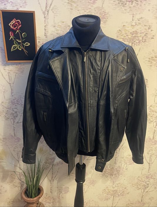 Geaca barbati vintage/sezonul rece/iarna 100% piele marimea L