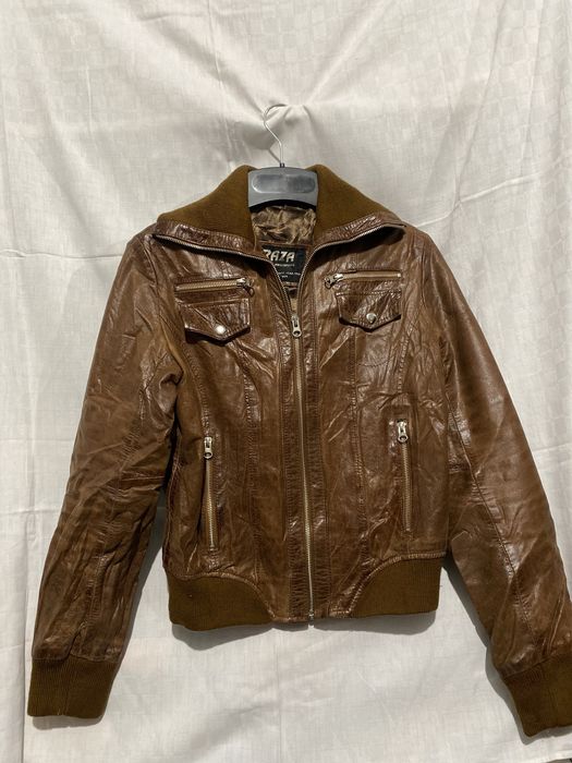 Geaca din piele naturala