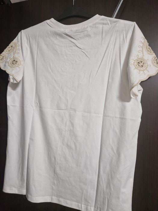 Tricou dama nou  cu broderie