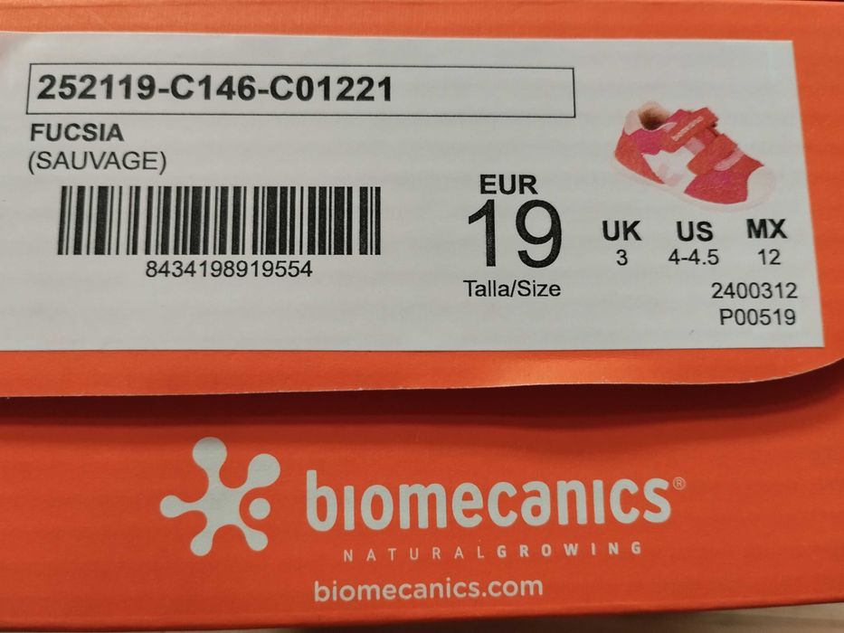 Обувки Biomecanics 19 номер