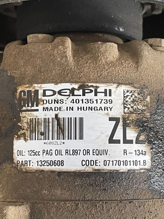 Compresor Ac Opel Astra J P10 2009 - 2015 1.4 A 14 Xer, B 14 Xer 40135