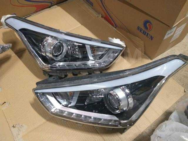 Фары левая и правая на Хюндай Грета 17 - / Hyundai Creta 17 -