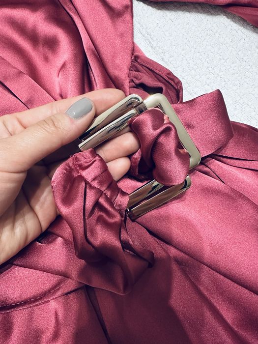 Salopeta Zara satin noua