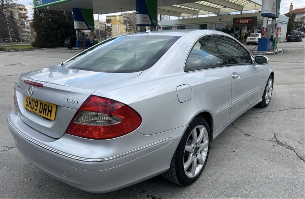 На части! Mercedes CLK220 CDI facelift, автомат, черен кожен салон