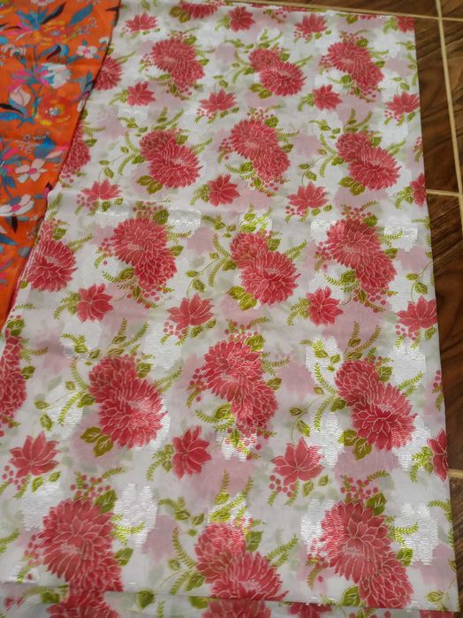 Новые ткани в отрезах.Цена 20 тыс 1м