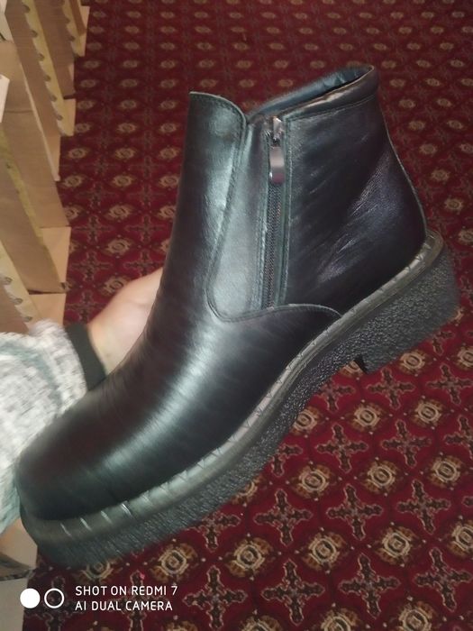 Полусапог мужской из натуральной кожи отличного качества
