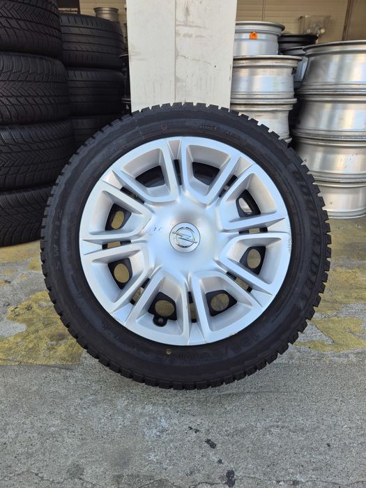 4 Roti Jante + Anvelope M+S IARNA NOI 4x108 195/60/16C - OE OPEL Combo Citroen Berlingo Fiat Doblo Peugeot Expert !