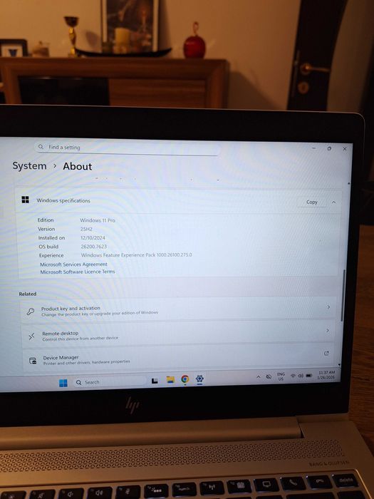Vând HP EliteBook 840 G5  i7, 16 GB RAM și SSD de 256 GB