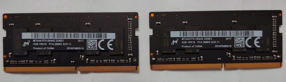 Оперативная память DDR4 8 ГБ комплект