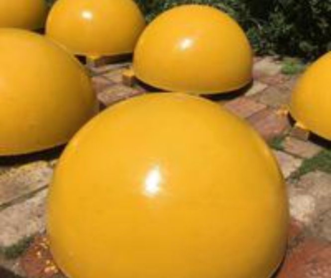 Ограничительные бордюры, Полусферы бетонные.