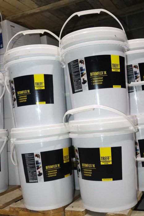 TREFF Гидроизоляция BITUMFLEX1K Эмульсия битумно полимерная мастика