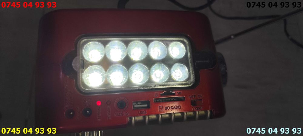 radio DEFECT nu se aude se aprinde lanterna ledurile USB CARD READER