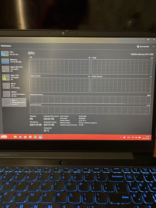 Laptop Lenovo ideea pad gaming 3