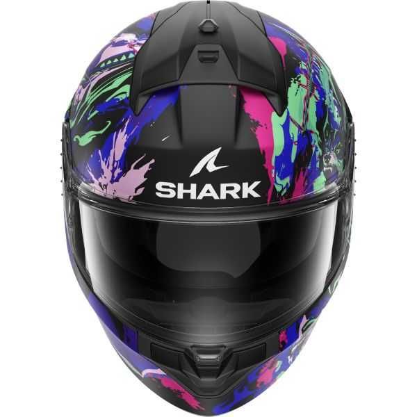ТОП ЦЕНА Каска за мотор SHARK RIDILL2 RAGING BEAST MATT blue/Red,очила