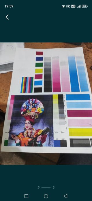 Лазерный цветной МФУ принтер 3в1