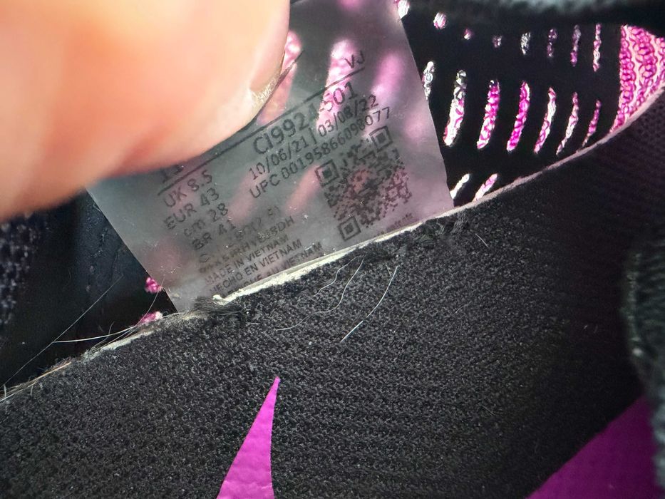 Nike Air Zoom Tempo Next% Flyknit Hyper Violet''оригинални маратонки 43 номер