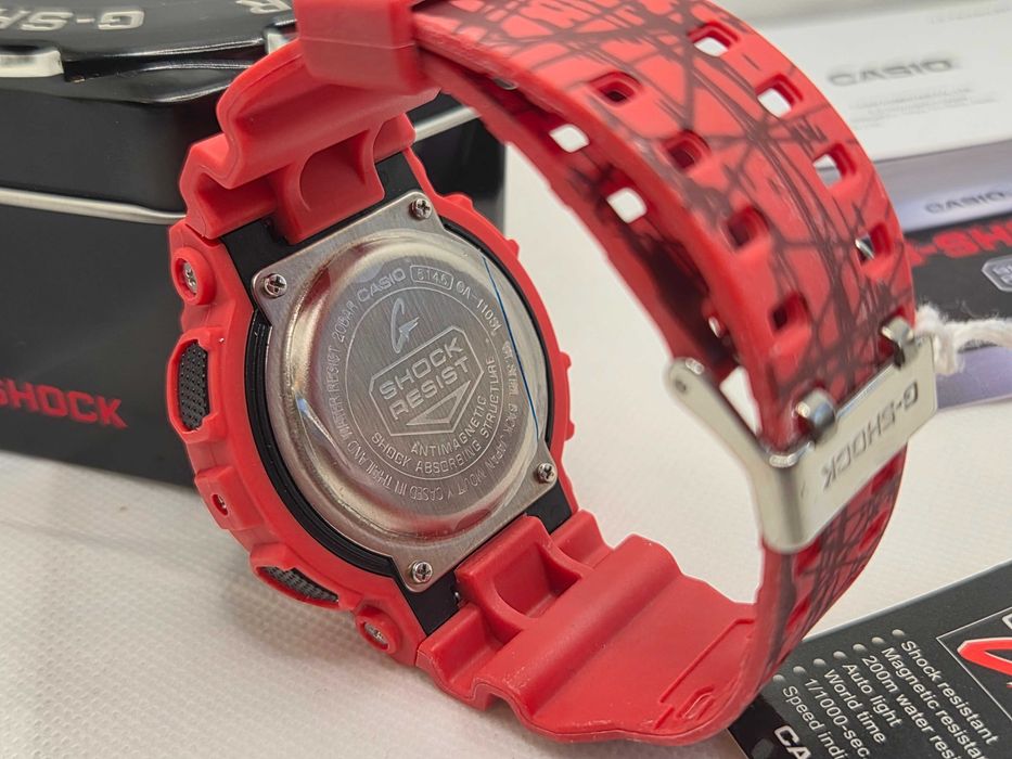 Ceas Sport Casio g shock Ga110 - sl RED  Grafic  .Nou, Garantie 2 ani