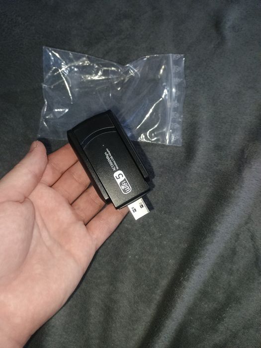 USB WiFi Adapter - 5G - Negru - Nou - Rapid