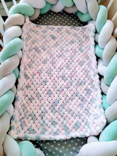 Изготовление пледов Alize Puffy