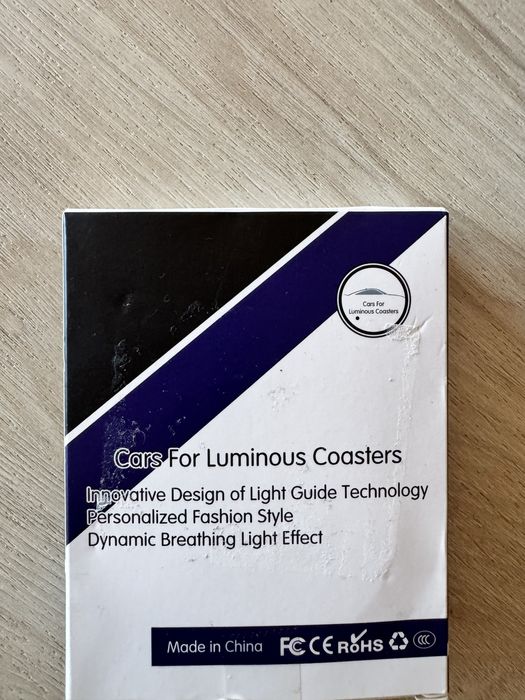 Светещи LED подложки за поставки за чаши