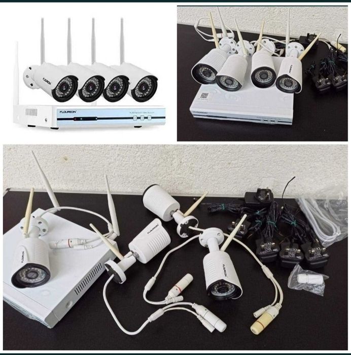 CCTV 4 camere supraveghere wireless Reolink GO PT IP 4G solar panel hd