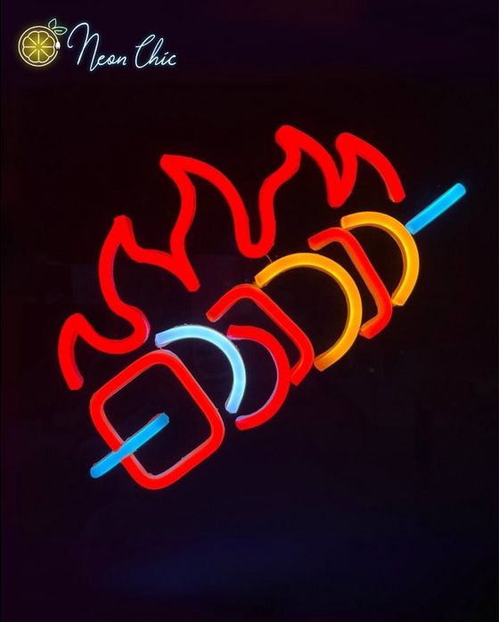 Неон Астана / неоновый вывеска