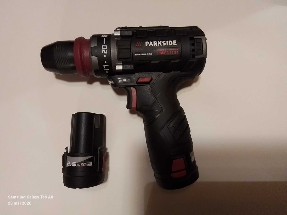 Masina de insurubat Parkside cu acumulator de rezerva