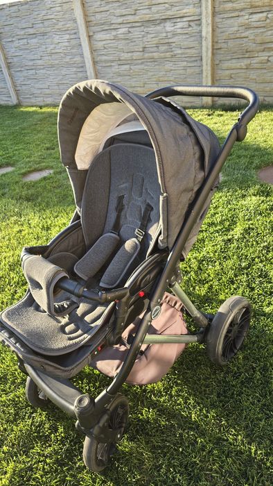 Carucior 3 in 1 Krausman -  LEXXO Silver Black